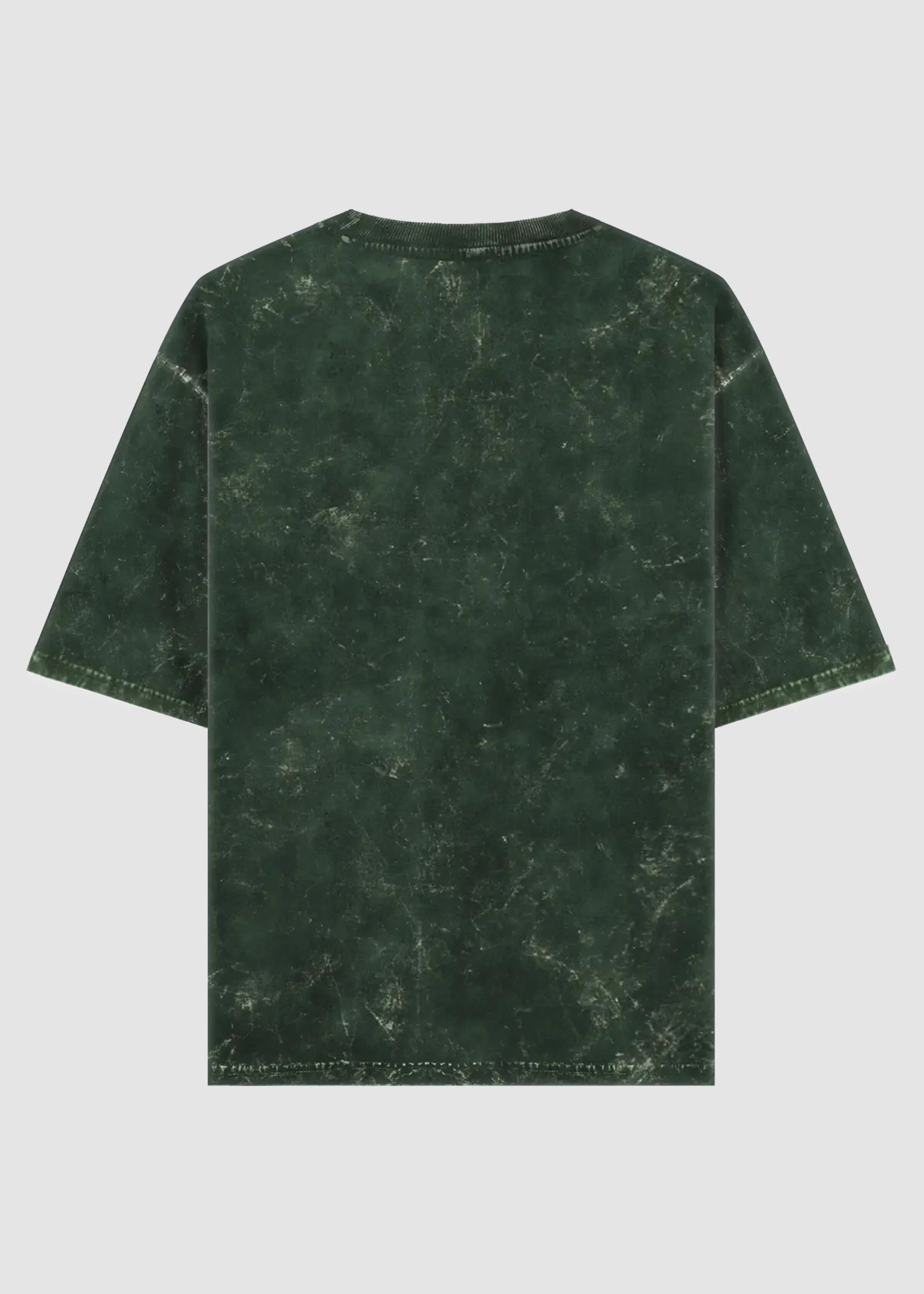 ACID WASHED CROP OVERSIZED TSHIRT