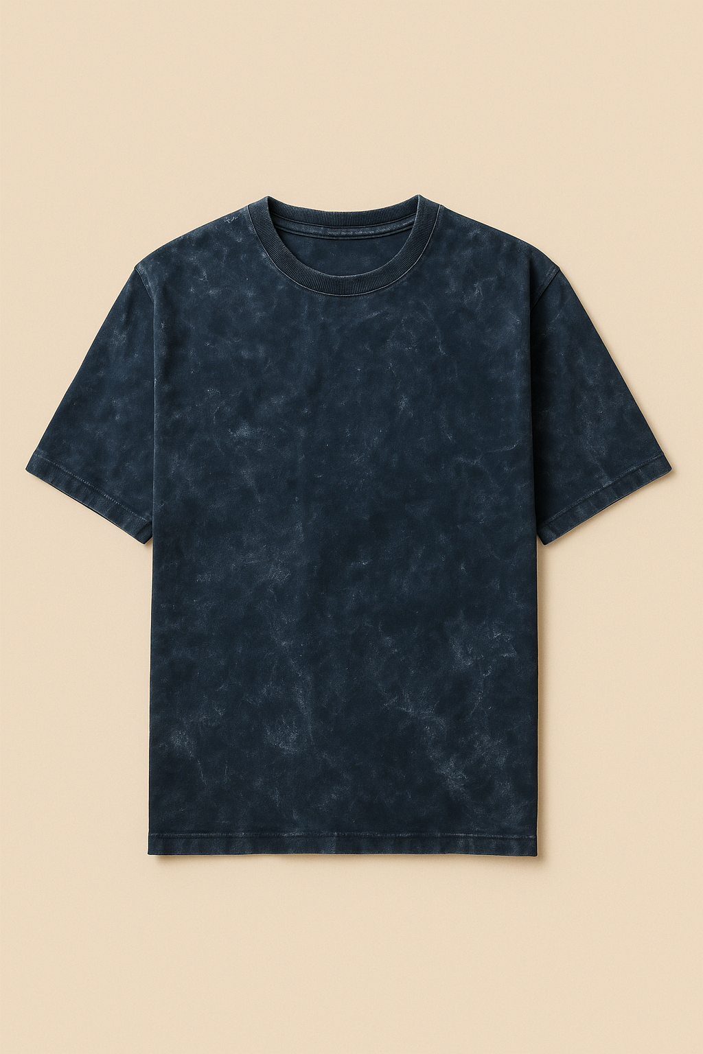 ACID WASHED CROP OVERSIZED TSHIRT