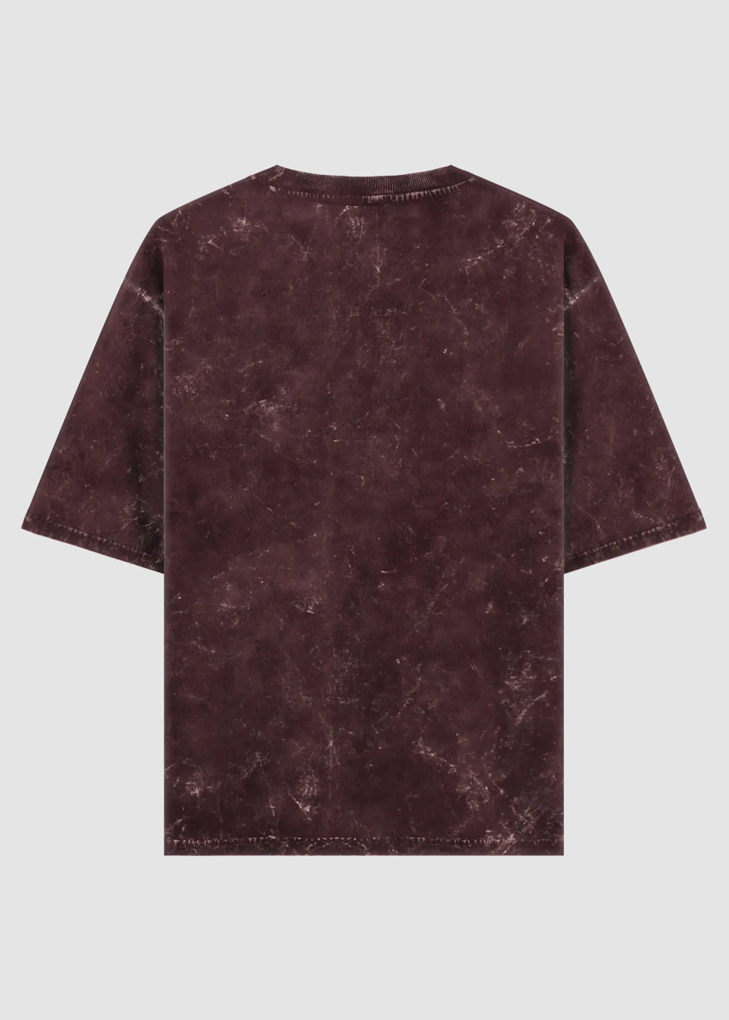 ACID WASHED CROP OVERSIZED TSHIRT