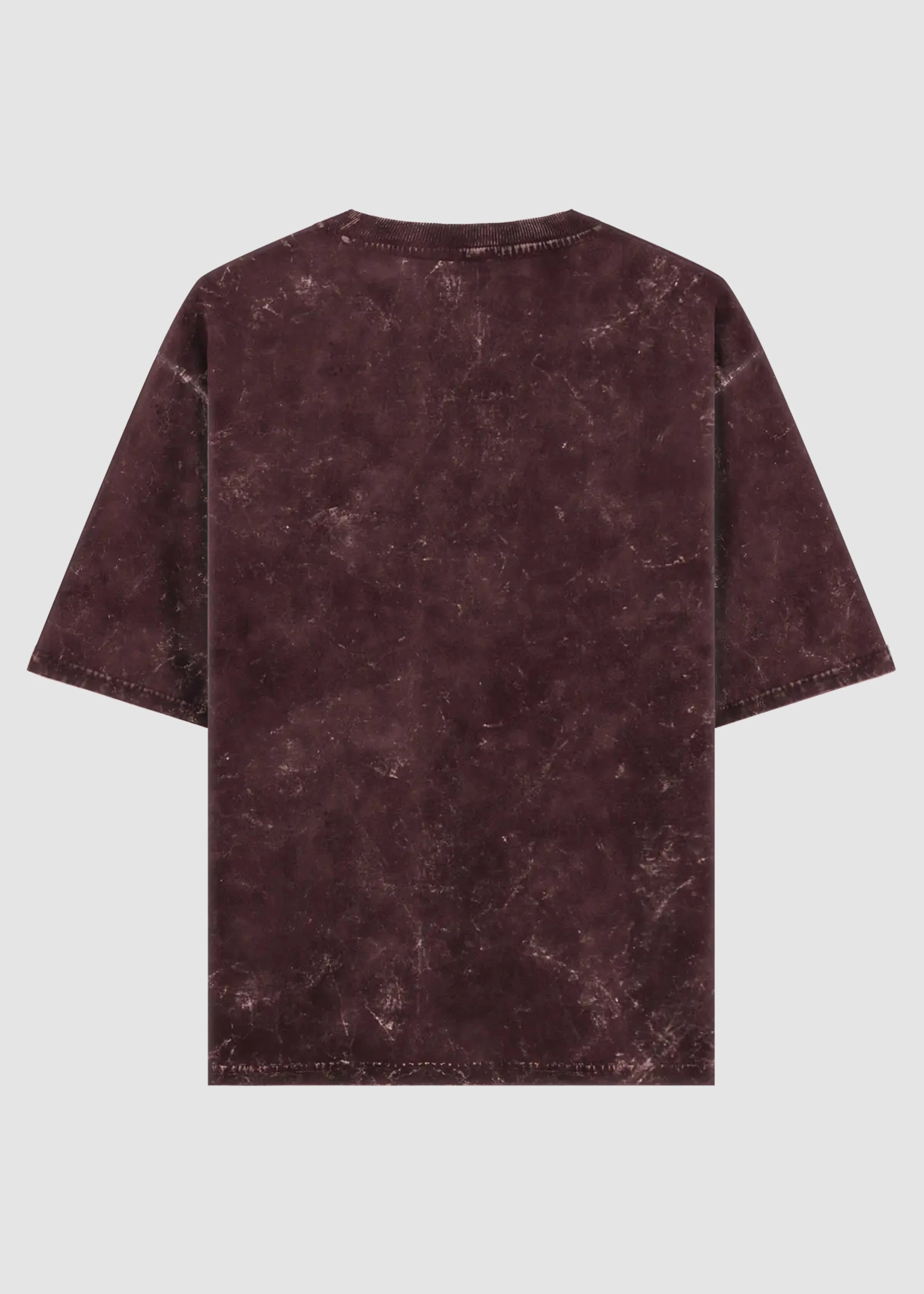 ACID WASHED CROP OVERSIZED TSHIRT