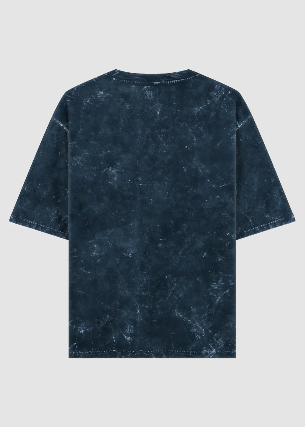 ACID WASHED CROP OVERSIZED TSHIRT