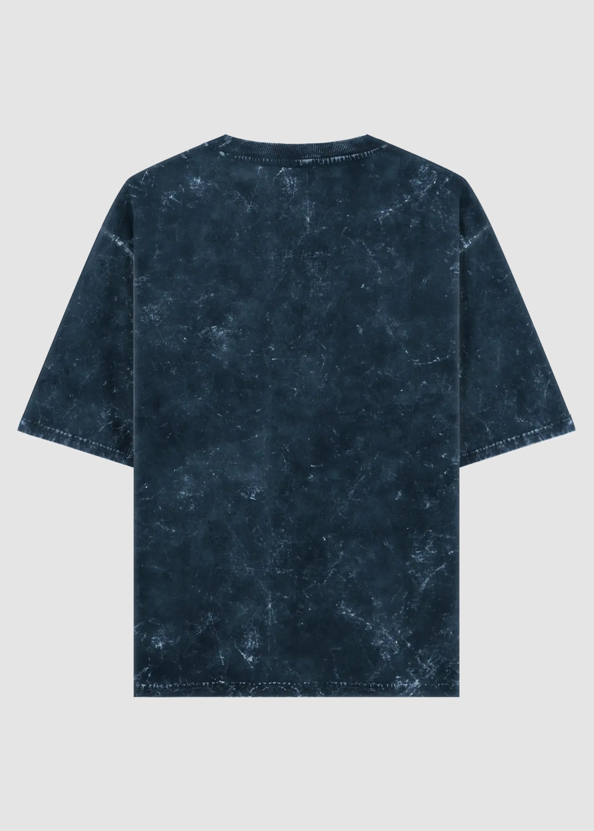 ACID WASHED CROP OVERSIZED TSHIRT